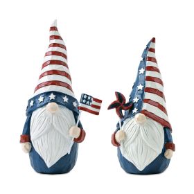 Americana Gnome (Set of 2) 3.82 x 2.95 x 7.17