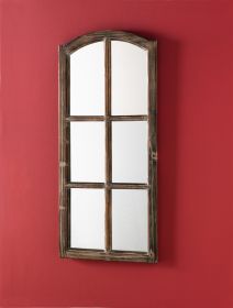 Wooden French Farmhouse Mirror
