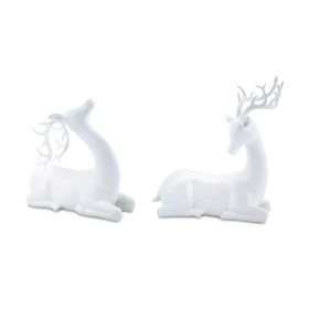 Modern Deer (Set of 2)10"H,13.5"H Polystone