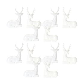 Deer (Set of 12) 6"H Resin