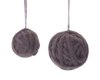 Ornament (Set of 12) 3.25"H, 4.5"H Yarn