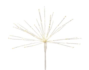LED Starburst Tree Topper 15.5"W x 23.5"H 75 Lights UL Plug (Set of 2)