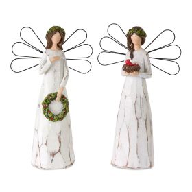 Angel (Set of 2) 11.5"H Resin