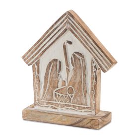 Holy Family (Set of 2) 6.5"L X 7.25"H MDF