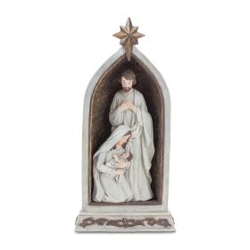 Holy Family in Arch (Set of 2) 12.5"H Resin