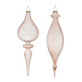 Drop Ornament (Set of 6) 8.5"H Glass