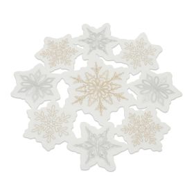 Snowflake Doily (Set of 3) 17"D Polyester
