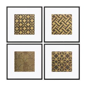 Geometric Print Sophisticated / Timeless Elegance (Set of 4) 20"Sq