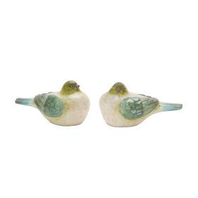 Bird (Set of 2) 7.5"L x 3.5"H Resin
