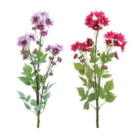 Mum Spray (Set of 2) 31.5"H Polyester