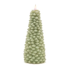 Tree Candle 10"H Wax