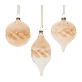 Ornament (Set of 12) 3"D, 5"H, 6"H Glass