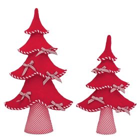 Tree (Set of 2) 18.5"H, 24"H Foam/Felt
