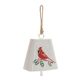 Bell Ornament (Set of 2) 16"H Metal/Rope