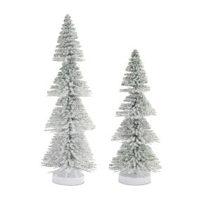 Tree (Set of 2) 8"H, 10"H PVC