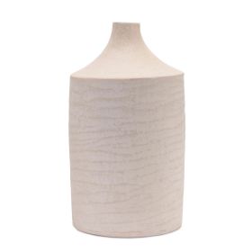 Vase 10"D x 18"H Recycled Paper/Chalk Powder