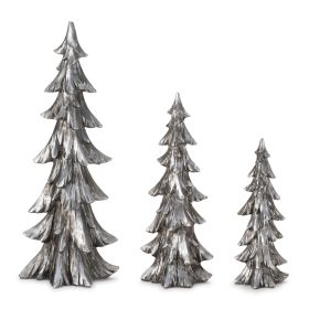 Tree (Set of 3) 7.5"H, 10"H, 13.5"H Resin