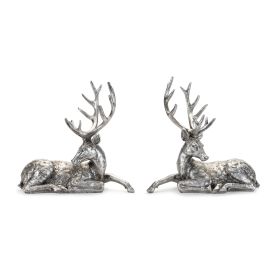 Deer (Set of 2) 15"L x 14"H Resin