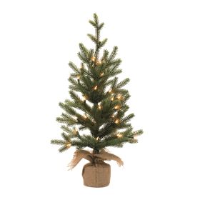 Tree w/35 Lights (Set of 2) 27"H PVC/Metal UL Plug