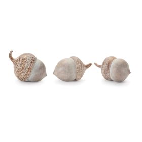 Acorn (Set of 6) 4"H Resin