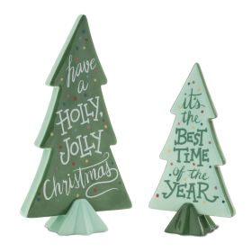 Tree (Set of 4) 7"H, 9"H Ceramic