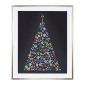 Jewel Tree Frame 19.5"L x 23.5"H Plastic/Paper/Glass