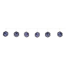 Ekkolight Snowflake Garland 68"L Acrylic UL Plug
