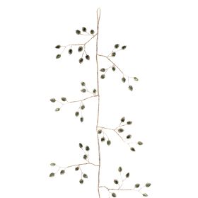 Bead Leaf Garland (Set of 2) 5'L Plastic