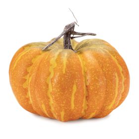 Pumpkin (Set of 2) 10"D x 8"H Styrofoam