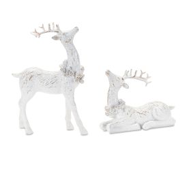 Deer (Set of 4) 3.25"H, 7"H Resin
