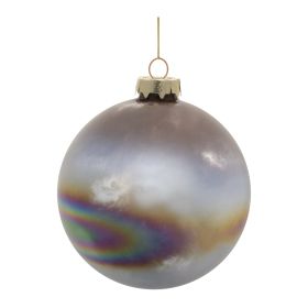 Ball Ornament (Set of 12) 4"D Glass