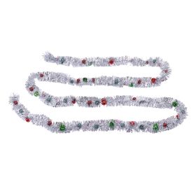 Tinsel and Bell Garland (Set of 2) 6'L Plastic