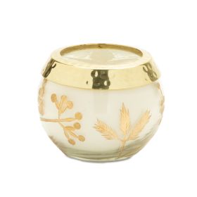 Candle in Glass (Set of 3) 3.25"D x 2.5"H Glass/Paraffin/Soy