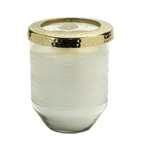 Candle in Glass 4"D x 5"H Glass/Paraffin/Soy