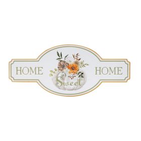 Home Sweet Home Sign 21.75"L x 9.5"H Iron