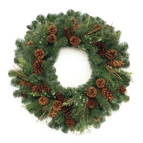 Pine Wreath 32"D Plastic
