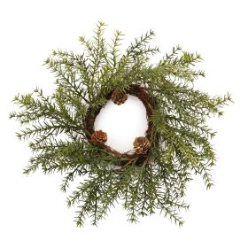 Pine Wreath (Set of 2) 12"D Plastic