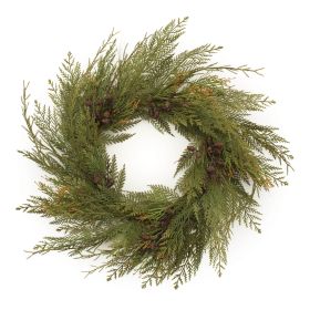 Cedar Wreath 30"D Plastic