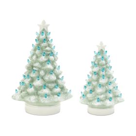 Tree (Set of 2) 11.5"H, 15"H Ceramic