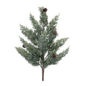 Frosted Pine Spray (Set of 6) 25"H Plastic
