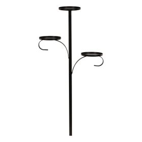 Triple Tree Topper 36"H Iron Black