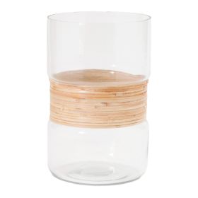 Candle Holder (Set of 2) 5"D x 8"H Glass
