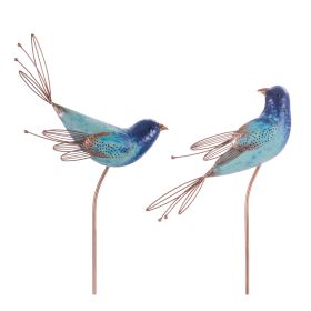 Bird Stake (Set of 2) 41"H, 44.5"H Iron