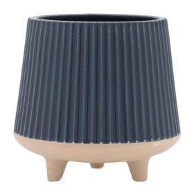 Container (Set of 2) 5.75"D x 5.75"H Ceramic