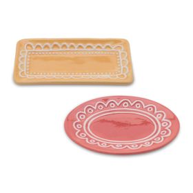Trinket Dish (Set of 12) 6"L Ceramic