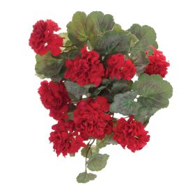 Geranium Bush (Set of 2) 21.5"H Polyester