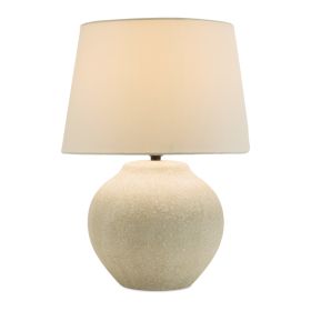 Table Lamp 20"H Ceramic/Linen