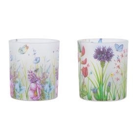 Votive Holder (Set of 6) 3"D x 3.5"H Glass