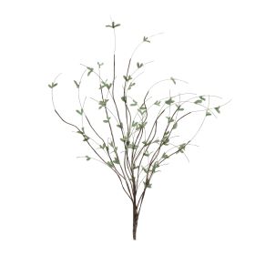 Mini Leaf Branch (Set of 4) 46"H Plastic