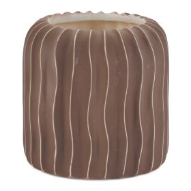 Container (Set of 2) 4.75"D x 5"H Ceramic